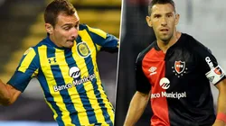 Marco Ruben y Maxi Rodríguez, Copa de la Liga Profesional (Fotos: Rosario Central y Newell's vía Twitter Oficial)