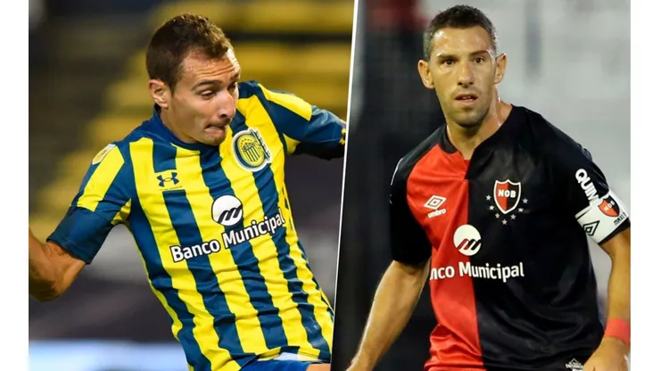 Marco Ruben y Maxi Rodríguez, Copa de la Liga Profesional (Fotos: Rosario Central y Newell's vía Twitter Oficial)