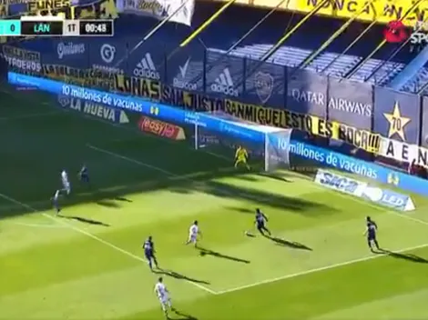 45 segundos de partido y Fabra seguía dormido: insólito error en Boca-Lanús