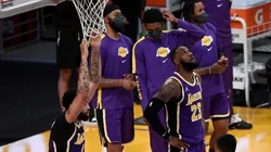 Anthony Davis, LeBron James y Los Angeles Lakers