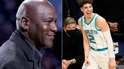 Michael Jordan y LaMelo Ball