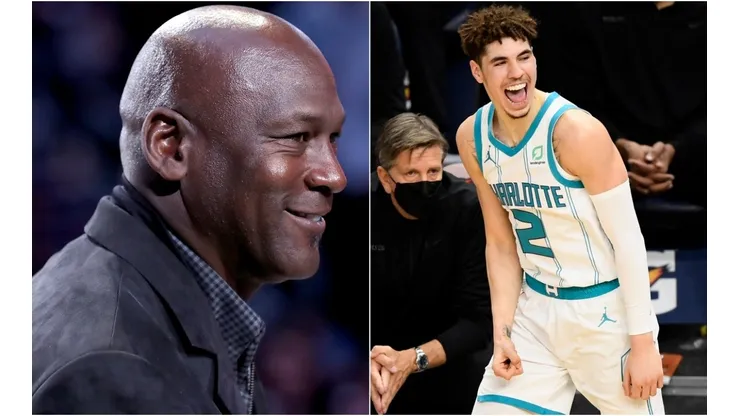 Michael Jordan y LaMelo Ball