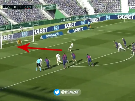 Video: Elche erró un penal en el 91' ante Atlético Madrid