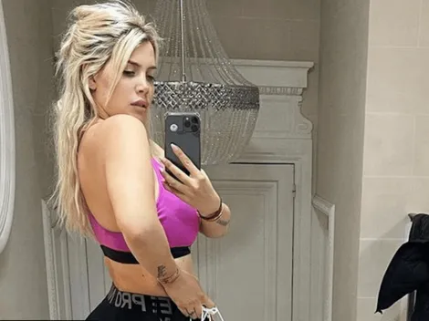 Con un escote infernal y la lengua afuera, Wanda Nara subió foto: “Me la muerdo para...”