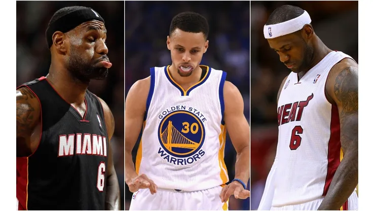 LeBron James y Stephen Curry