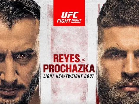 Cómo ver UFC Fight Night EN VIVO con Reyes vs. Prochazka
