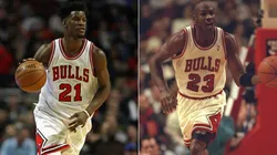 Jimmy Butler y Michael Jordan
