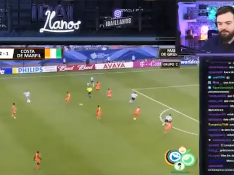 Ibai se puso a ver a la Argentina del Mundial 2006: "¡Invente Román invente!"