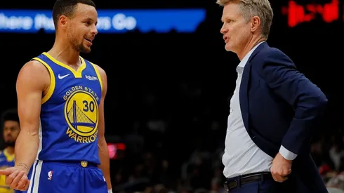 Stephen Curry y Steve Kerr