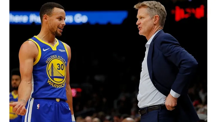 Stephen Curry y Steve Kerr
