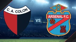 Colón vs. Arsenal de Sarandí por la Copa de la Liga Profesional.