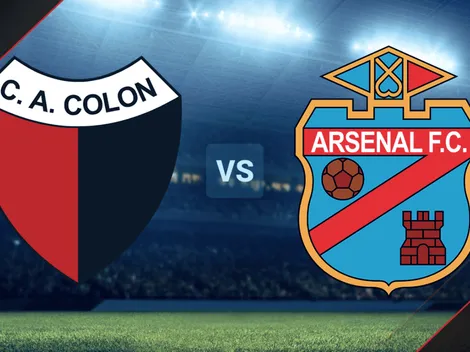 EN VIVO: Colón vs. Arsenal de Sarandí por la Copa de la Liga