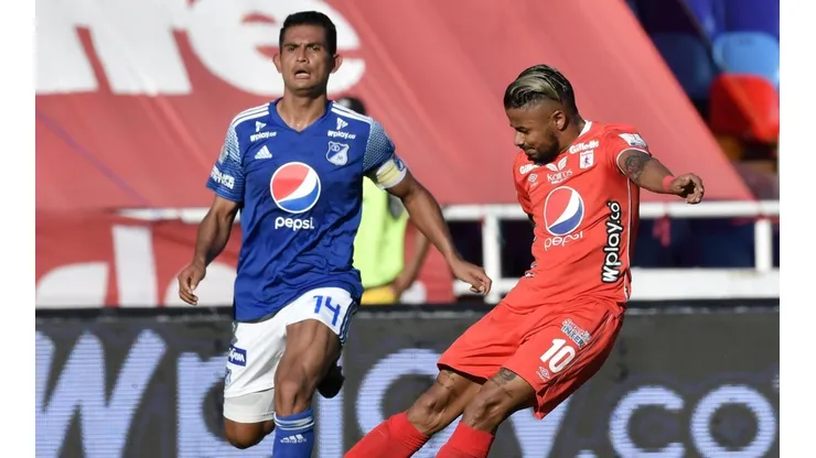 America de Cali vs Millonarios F.C., 24-04-2021. LBP I_ 2021. Cuartos Final IdaLiga BetPlay DIMAYOR I 2021 / BetPlay DIMAYOR League I 2021