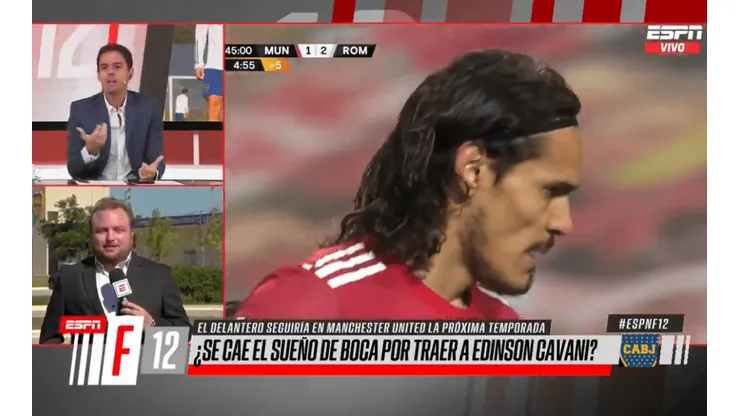 En F12 soltaron el "último rumor" sobre la posible llegada de Cavani a Boca
