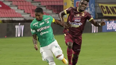 Deportes Tolima vs Deportivo Deportivo Cali, 25-04-2021. LBP I_2021 Cuartos Final IdaLiga BetPlay DIMAYOR I 2021 / BetPlay DIMAYOR League I 2021