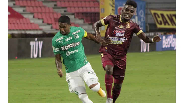 Deportes Tolima vs Deportivo Deportivo Cali, 25-04-2021. LBP I_2021 Cuartos Final IdaLiga BetPlay DIMAYOR I 2021 / BetPlay DIMAYOR League I 2021