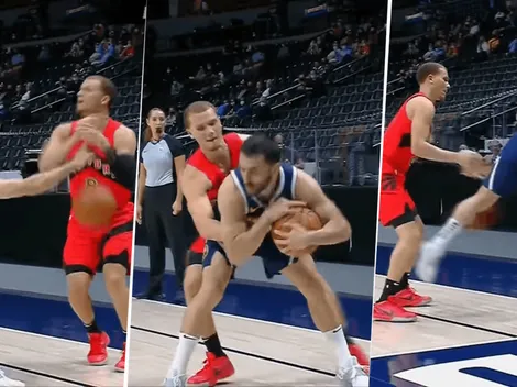 Video: Campazzo le robó el balón a un rival y lo hizo rebotar en sus piernas