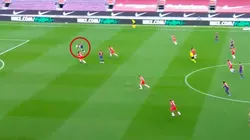 Video: no vas a poder creer cómo Lionel Messi bajó el balón hoy