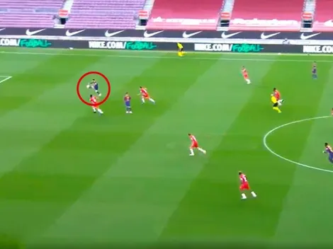 Video: no vas a poder creer cómo Lionel Messi bajó el balón hoy