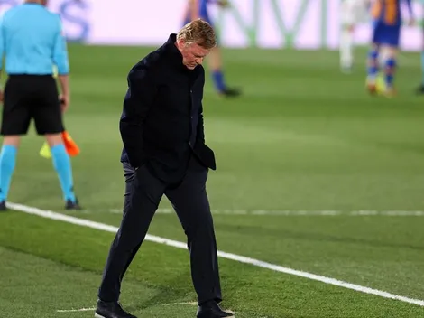 Koeman fue expulsado por decirle "vaya personaje" a un árbitro