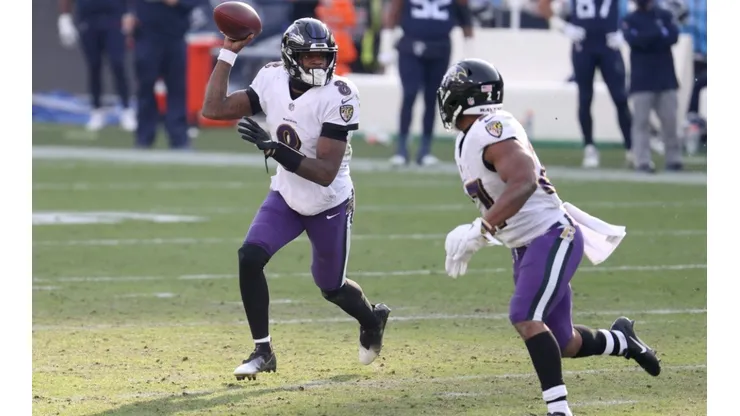 Lamar Jackson y Adoree' Jackson