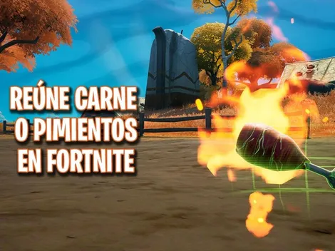 Como y donde conseguir carne o pimientos en Fortnite