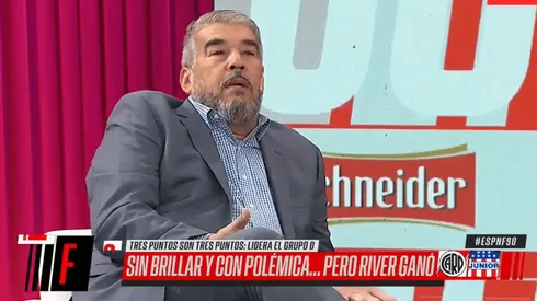 Chavo Fucks: "River viene ligando como perro bajo la mesa con los árbitros"