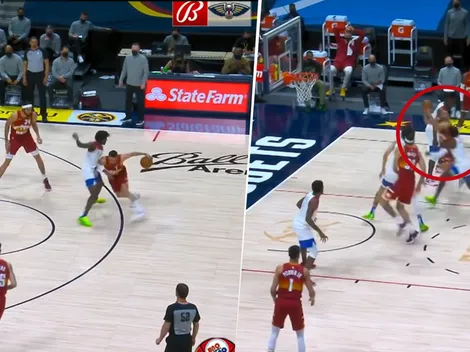 Video: Campazzo agachó la cabeza y bailó a todos los Pelicans en dos segundos