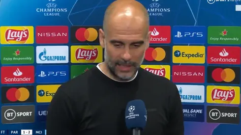 Video: Guardiola sacó a la luz cómo motivó a sus jugadores en el entretiempo ante PSG