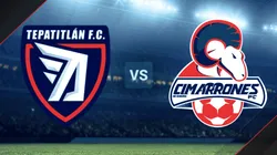 Tepatitlán vs. Cimarrones de Sonora por la Liga de Expansión MX.