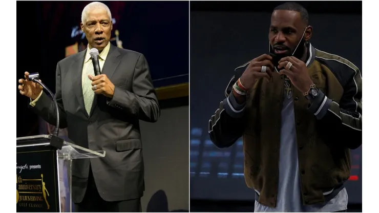 Julius Erving y LeBron James