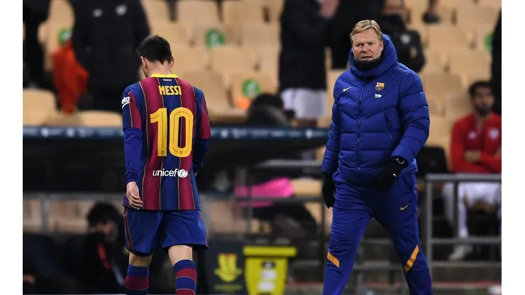 Koeman dijo por qué para él Messi "tiene que acabar" en el Barcelona