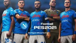 ¡Bomba! A partir del PES 2022, Napoli será partner de KONAMI y dejará de estar en el FIFA