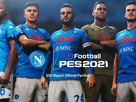 ¡Bomba! A partir del PES 2022, Napoli será partner de KONAMI y dejará de estar en el FIFA