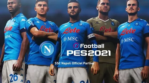 ¡Bomba! A partir del PES 2022, Napoli será partner de KONAMI y dejará de estar en el FIFA