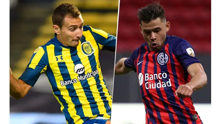 Rosario Central vs. San Lorenzo por la Copa Sudamericana (Fotos: Twitter Rosario Central y Getty)