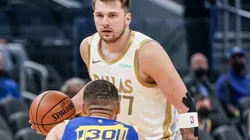 Luka Doncic y Stephen Curry