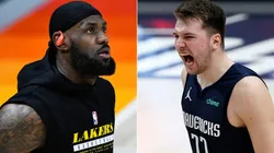 LeBron James y Luka Doncic