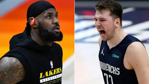 LeBron James y Luka Doncic