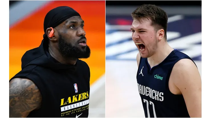 LeBron James y Luka Doncic