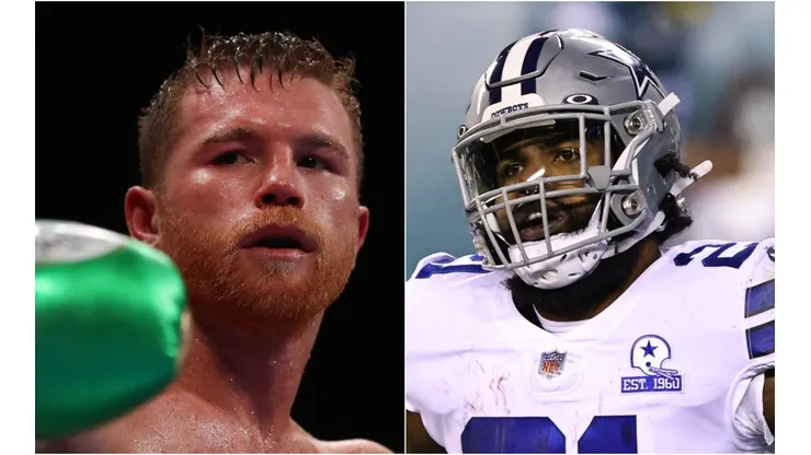 Canelo Álvarez y Ezekiel Elliott