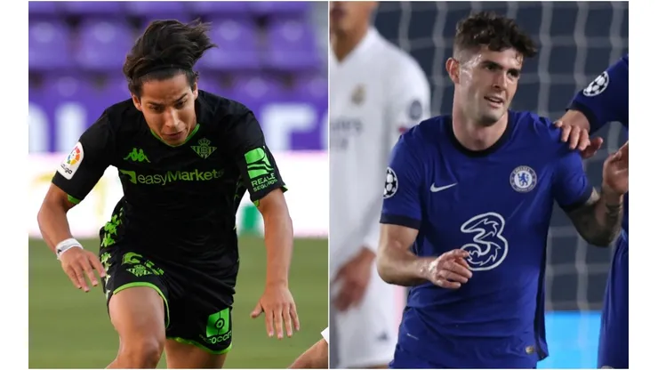 Diego Lainez y Christian Pulisic