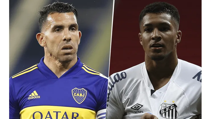 Boca Juniors vs. Santos por la Copa Libertadores (Foto: Getty Images).