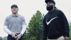 Saúl Canelo Álvarez y Ezekiel Elliott (Foto: @ezekielelliott)