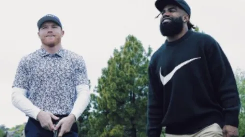 Saúl Canelo Álvarez y Ezekiel Elliott (Foto: @ezekielelliott)