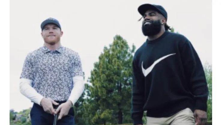 Saúl Canelo Álvarez y Ezekiel Elliott (Foto: @ezekielelliott)