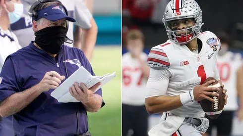 Bill Belichick y Justin Fields