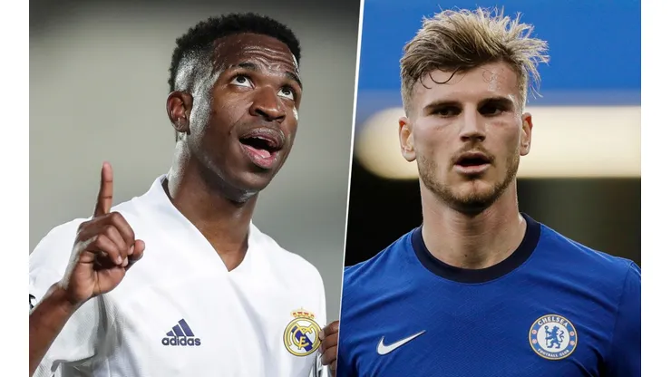 Vinicius Junior y Timo Werner, UEFA Champions League.