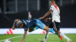 Jonatan Maidana en un partido ante Racing.