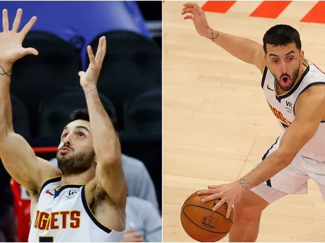 En tan solo un segundo, Campazzo capturó rebote y dio asistencia de lujo